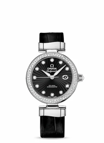 Omega LadyMatic Co-Axial 34 Stainless Steel / Diamond / Black 425.38.34.20.51.001 (42538342051001)